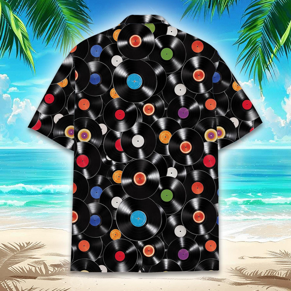 Vinyl Record Retro Colorful Music Lover – Hawaiian Shirt