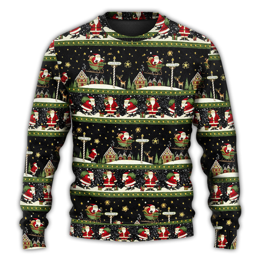 Christmas Santa Claus Big Night – Sweater - Ugly Christmas Sweater