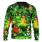 Irish Viking Skull Leprechaun Gnome Style – Sweater - Ugly Christmas Sweater