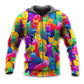 Funny Cats Colorful Art Style - 3D Hoodie