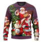 Christmas Funny Santa Gift Happy Style – Sweater - Ugly Christmas Sweater