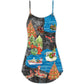 Christmas Lobster Love Holiday – Women's Summer Sleeveless V-Neck Camisole Dress
