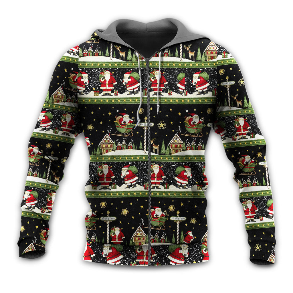 Santa Big Christmas Night - 3D Hoodie