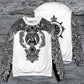 Viking Warrior Blood Black And White – Sweater - Ugly Christmas Sweater