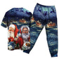 Christmas Santa Claus Happy Xmas - Pajamas Short Sleeve - Owls Matrix LTD