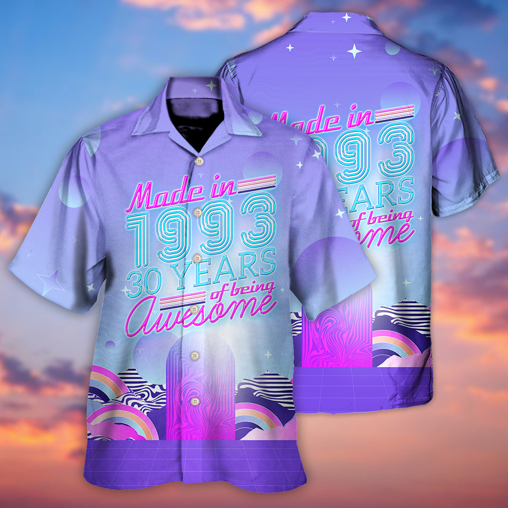 Made In 1993 Awesome Birthday Celebration – Hawaiian Shirt