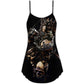Skull King Lives Forever – Women's Summer Sleeveless V-Neck Camisole Dress