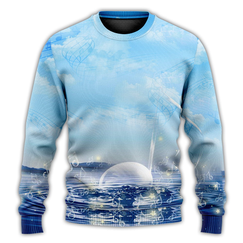 Music Sounds Of Nature Art Style – Sweater - Ugly Christmas Sweater