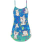 All I Need Is Love And Cat – Women's Summer Sleeveless V-Neck Camisole Dress