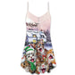 Christmas Cat You Only Need Me – Women's Summer Sleeveless V-Neck Camisole Dress