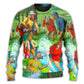 Golf Dog Lover Cool Art Style – Sweater - Ugly Christmas Sweater