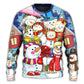 Christmas Snowman Merry Xmas Art – Sweater - Ugly Christmas Sweater