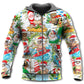 Christmas Santa Aloha Beach Vibe - Hoodie