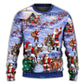 Christmas Santa Story Night Gift Art – Sweater - Ugly Christmas Sweater