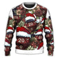 Christmas D20 Witch Dice Holiday Vibe – Sweater - Ugly Christmas Sweater