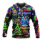 Christmas Bright Neon Lights - 3D Hoodie