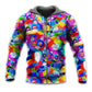 Cat Rainbow Colorful Art Style - 3D Hoodie
