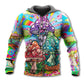 Hippie Mushroom Happy Life - 3D Hoodie