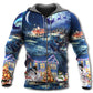 Christmas Family Love Glow Art – 3D Hoodie