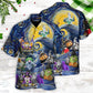 Spooky Halloween Gnome Haunted House - Hawaiian Shirt
