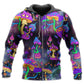 Hippie Mushroom Lover Art - 3D Hoodie