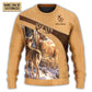 Old Buck And Sweet Doe Wildlife Art – Sweater - Ugly Christmas Sweater