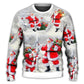 Christmas Santa Always With You Art – Sweater - Ugly Christmas Sweater