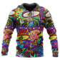 Hippie Mushroom Colorful Love Art – 3D Hoodie
