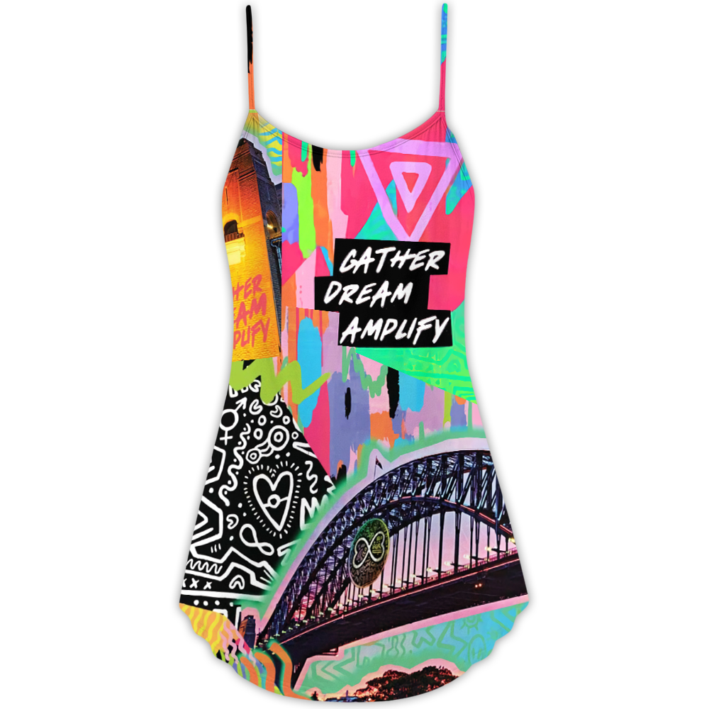 Colorful Pride Festival 2023 – Women's Summer Sleeveless V-Neck Camisole Dress