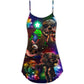 Veteran Christmas Brave Holiday – Women's Summer Sleeveless V-Neck Camisole Dress