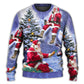 Christmas Santa Story Night Xmas Is Coming – Sweater - Ugly Christmas Sweater