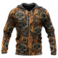 Skull Fire Impact Art - 3D Hoodie