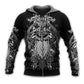 Viking Warrior Blood Pattern Style - 3D Hoodie