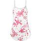 Christmas Pink Ribbon Support – Women's Summer Sleeveless V-Neck Camisole Dress