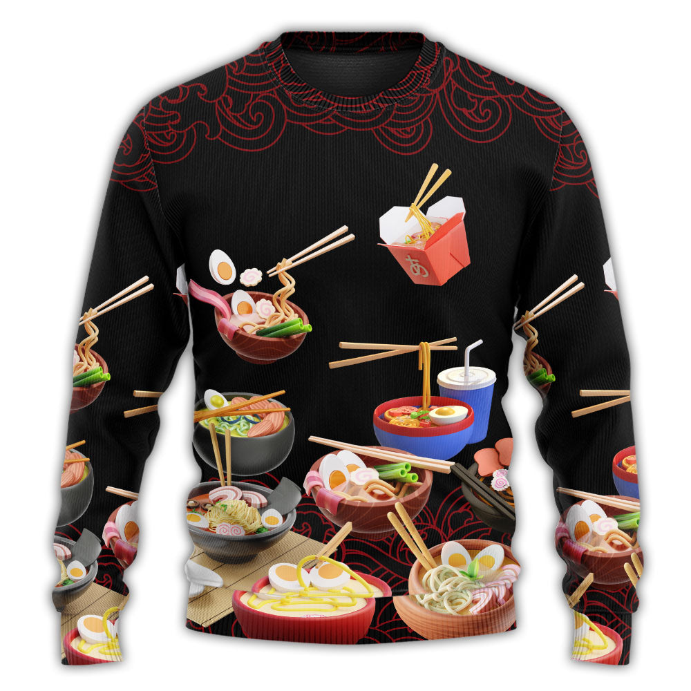 Ramen Fast Food Delicious Art – Sweater - Ugly Christmas Sweater