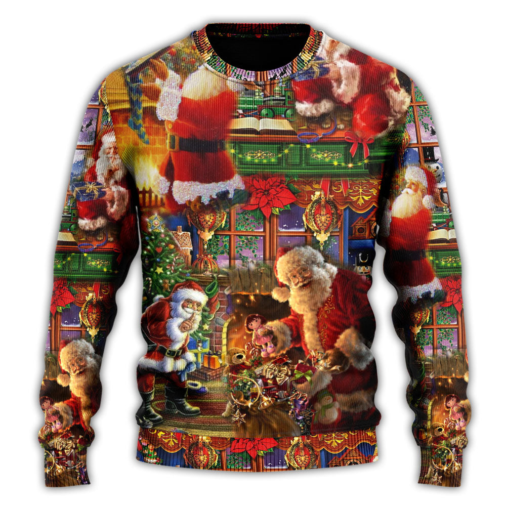 Santa Claus Christmas Merry Xmas Style – Sweater - Ugly Christmas Sweater