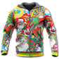 Hippie Santa Merry Xmas Style - 3D Hoodie