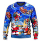 Christmas Santa In Town Magic Night – Sweater - Ugly Christmas Sweater
