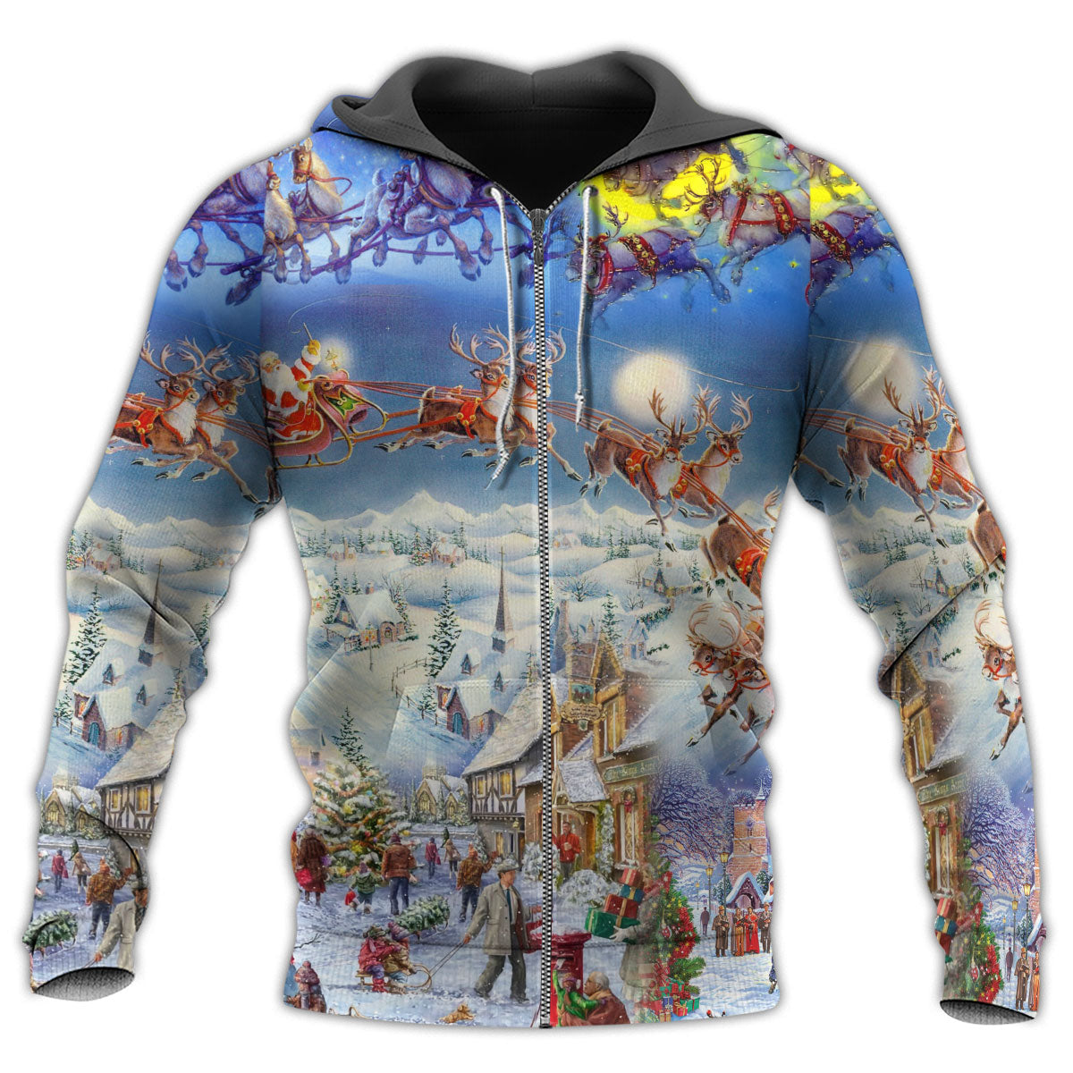 Christmas Be Santa Be Kind - 3D Hoodie