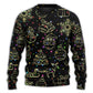 Christmas Neon Light Starry Night Art – Sweater - Ugly Christmas Sweater