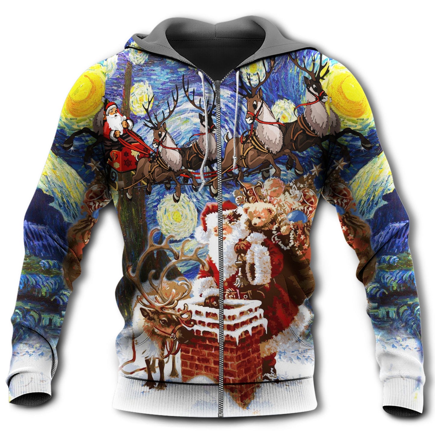 Christmas Holiday Coming Soon Quote Art – 3D Hoodie