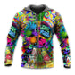Hippie Alien Frog Peace Love Style - Hoodie
