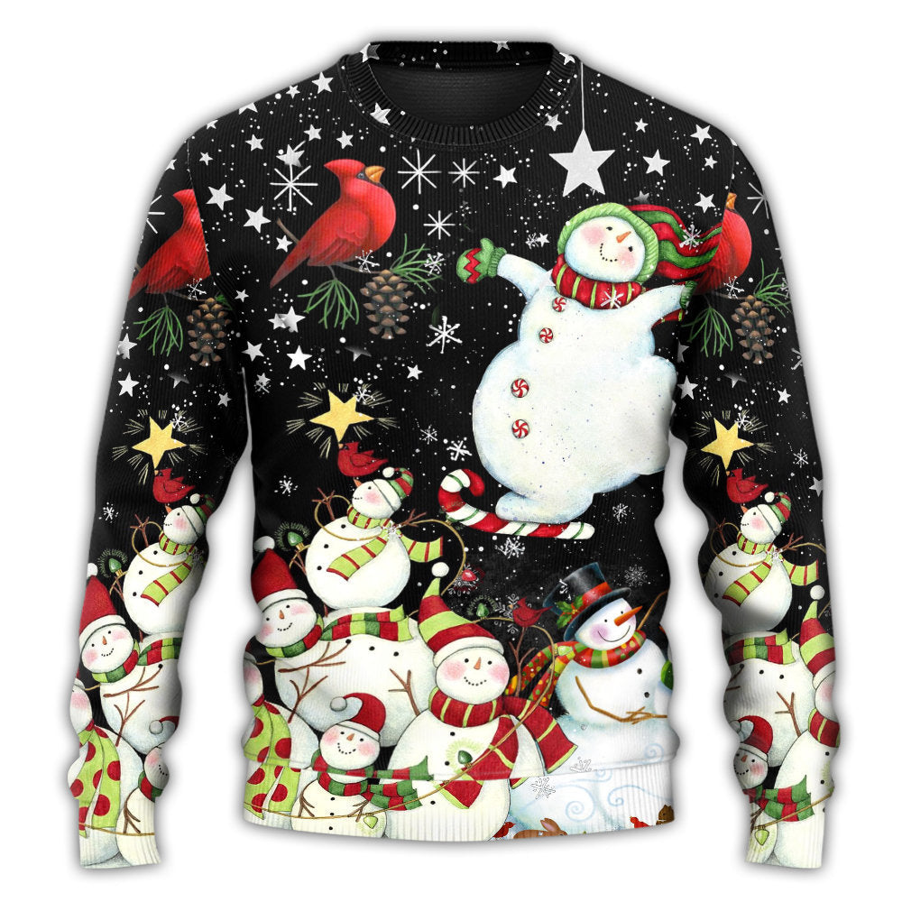 Christmas Snowman Winter Wonderland – Sweater - Ugly Christmas Sweater