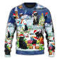 Christmas Black Cat Merry Catmas – Sweater - Ugly Christmas Sweater
