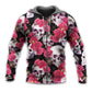 Skull And Roses Artistic Gothic Style - Hoodie