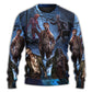 Halloween Dark Fantasy Art Style – Sweater - Ugly Christmas Sweater