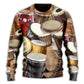 Drum Music Lifestyle Quote Style – Sweater - Ugly Christmas Sweater
