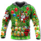 Santa Holiday Cheer Lights - 3D Hoodie