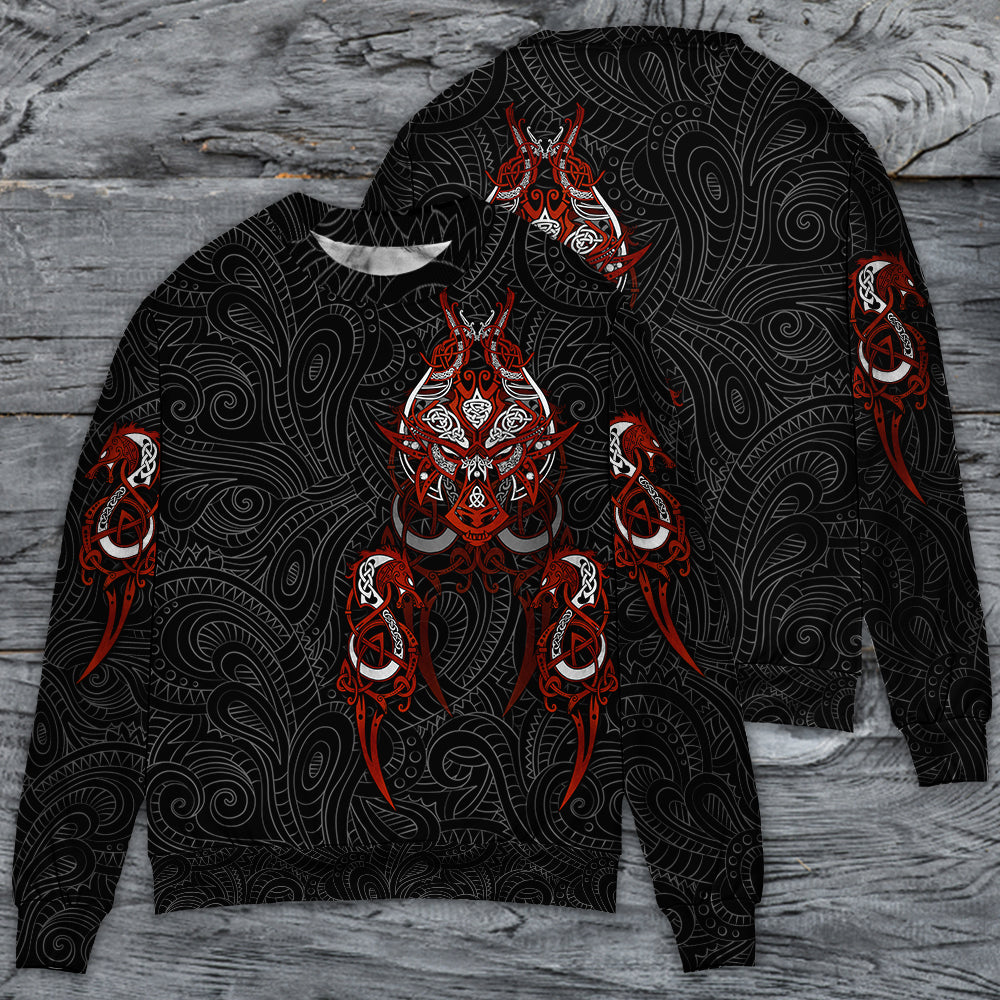 Viking Victory Life Cool Pattern Style – Sweater - Ugly Christmas Sweater