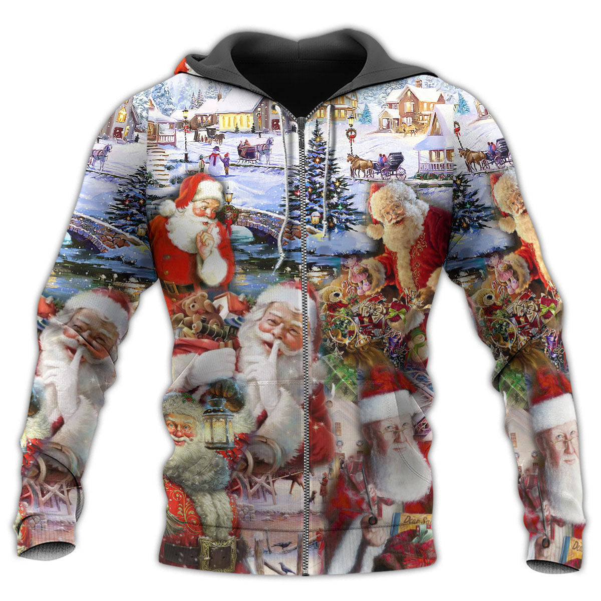 Christmas Funny Holiday Quote Art – 3D Hoodie